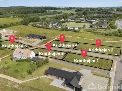 Til salg: Kridth&oslash;jen 1, Harlev J - Hel&aring;rsgrund p&aring; 834 m&sup2;