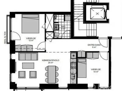 Til leje: Broloftet 2, 5. 4., Risskov - Ejerlejlighed p&aring; 82 m&sup2;